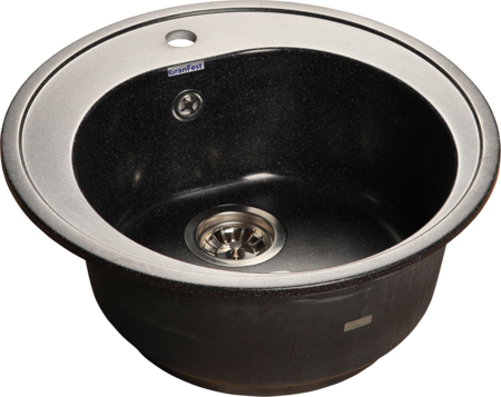 Кухонная мойка GranFest Rorndo 510, R-510 черный